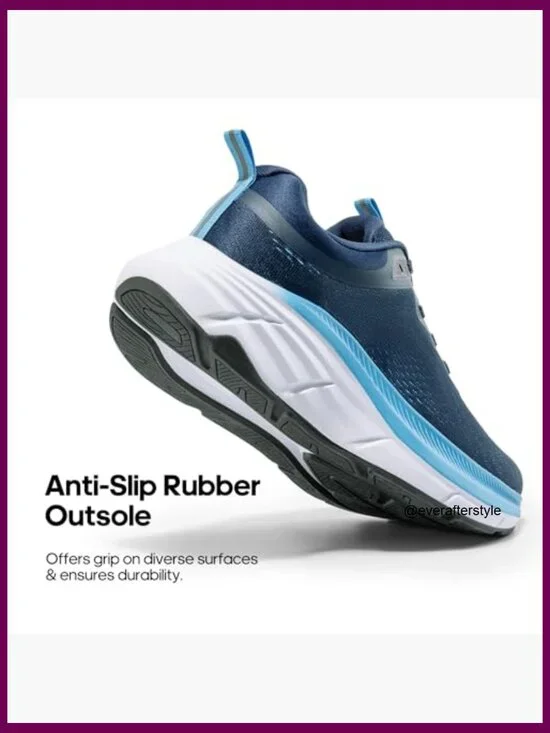 Men's Walking Shoes Running Tennis Cushioning Non Slip Athletic Sneakers - Picture 4 of 7